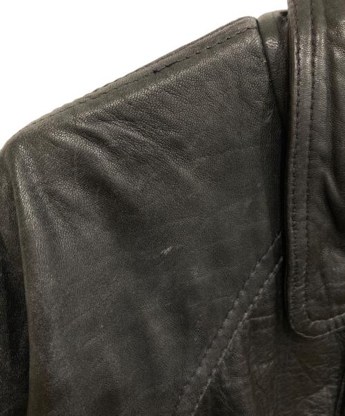 london fog（ロンドンフォグ）london fog (ロンドンフォグ) レザージャケット ブラック サイズ:XLの古着・服飾アイテム