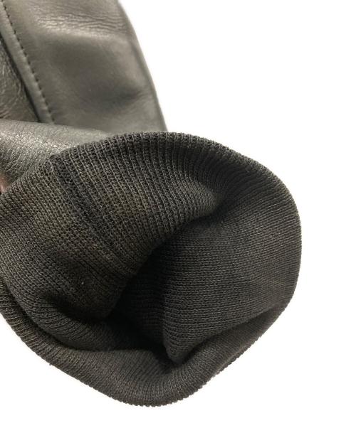 GAME（ゲーム）GAME (ゲーム) ウール切替スタジャン ブラック サイズ:Lの古着・服飾アイテム