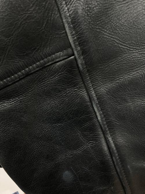 GAME（ゲーム）GAME (ゲーム) ウール切替スタジャン ブラック サイズ:Lの古着・服飾アイテム