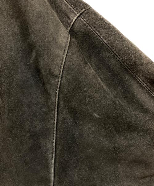 ALAN GORDON（アラン ゴードン）ALAN GORDON (アラン ゴードン) スエードレザー ボンバージャケット カーキ サイズ:54の古着・服飾アイテム
