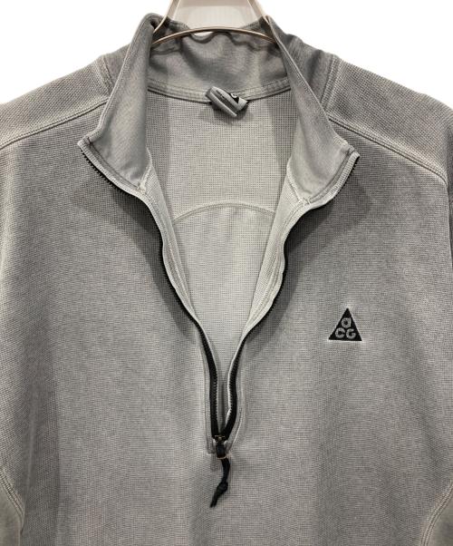 NIKE ACG（ナイキエーシージー）NIKE ACG (ナイキエーシージー) ハーフジップカットソー グレー サイズ:XXLの古着・服飾アイテム