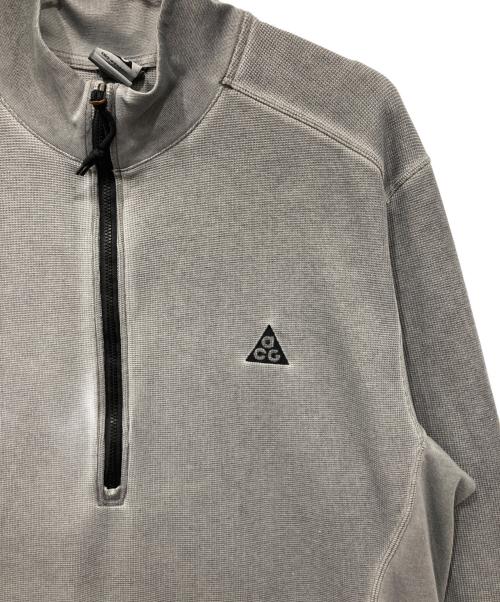 NIKE ACG（ナイキエーシージー）NIKE ACG (ナイキエーシージー) ハーフジップカットソー グレー サイズ:XXLの古着・服飾アイテム