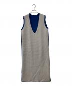 自由区ジユウク）の古着「レーヨンストレッチ ジャンパースカート」｜ホワイト