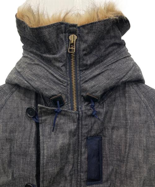 68&BROTHERS（68&ブラザーズ）68&BROTHERS (68&ブラザーズ) デニムフーデッドコート インディゴ サイズ:XLの古着・服飾アイテム