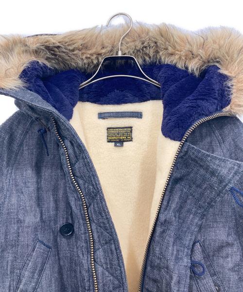 68&BROTHERS（68&ブラザーズ）68&BROTHERS (68&ブラザーズ) デニムフーデッドコート インディゴ サイズ:XLの古着・服飾アイテム