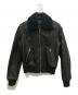 DIESEL（ディーゼル）の古着「ファー襟ライダースジャケット」｜ブラック