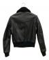 DIESEL (ディーゼル) ファー襟ライダースジャケット ブラック サイズ:M：15000円