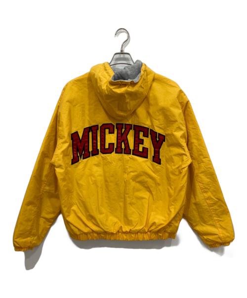 DISNEY（ディズニー）DISNEY (ディズニー) ナイロンフーデッドジャケット イエロー サイズ:Sの古着・服飾アイテム