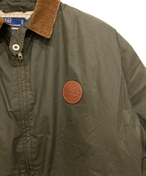 POLO RALPH LAUREN（ポロ・ラルフローレン）POLO RALPH LAUREN (ポロ・ラルフローレン) スイングトップダウンジャケット カーキ サイズ:Mの古着・服飾アイテム