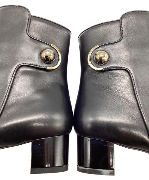 Salvatore Ferragamo（サルヴァトーレ フェラガモ）Salvatore Ferragamo (サルヴァトーレ フェラガモ) ショートブーツ ブラック サイズ:SIZE 5 1/2(23cm)の古着・服飾アイテム