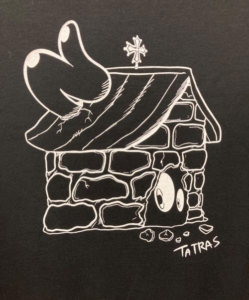 TATRAS（タトラス）TATRAS (タトラス) Coin Parking Delivery (コインパーキングデリバリー) プリントTシャツ ブラック サイズ:3の古着・服飾アイテム
