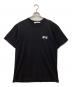MAISON KITSUNE（メゾンキツネ）の古着「ダブルフォックスヘッドロゴＴシャツ」｜ブラック