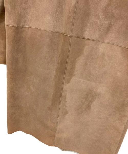 LIVEN（リヴェン）LIVEN (リヴェン) ムートンチェスターコート ピンク サイズ:42の古着・服飾アイテム