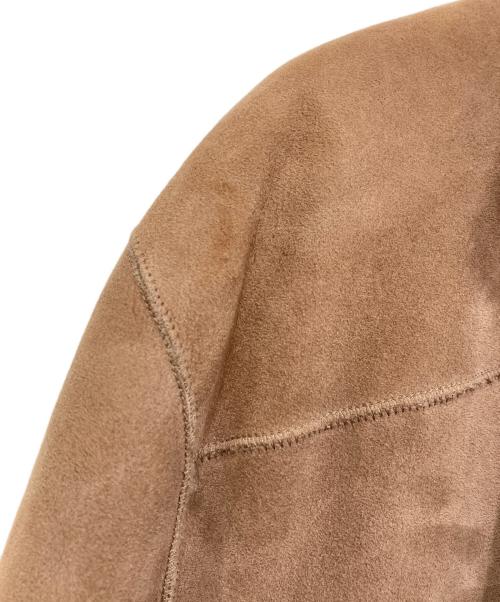 LIVEN（リヴェン）LIVEN (リヴェン) ムートンチェスターコート ピンク サイズ:42の古着・服飾アイテム