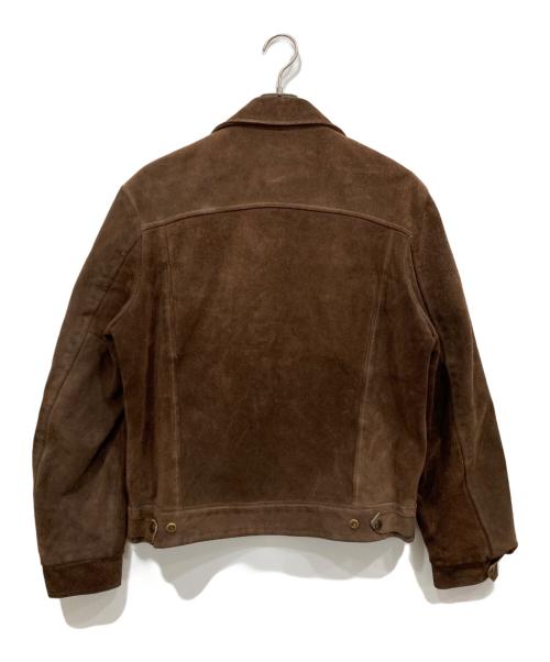 Schott（ショット）Schott (ショット) スウェードトラッカージャケット ブラウン サイズ:42の古着・服飾アイテム