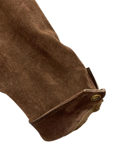 Schott（ショット）Schott (ショット) スウェードトラッカージャケット ブラウン サイズ:42の古着・服飾アイテム