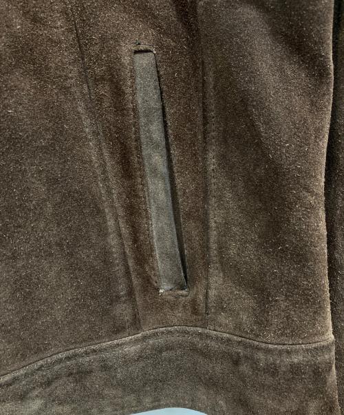 Schott（ショット）Schott (ショット) スウェードトラッカージャケット ブラウン サイズ:42の古着・服飾アイテム