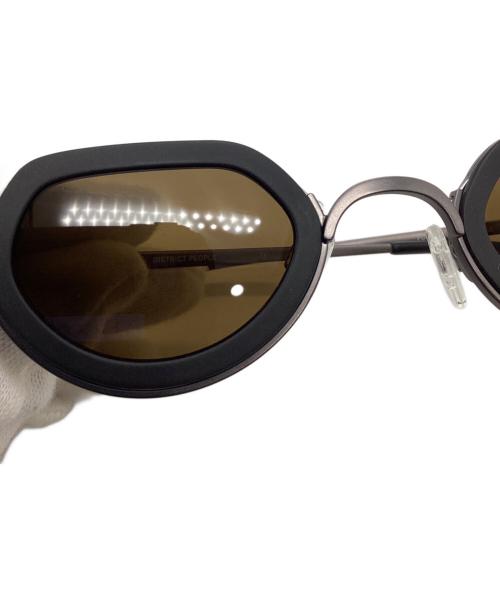 DISTRICT PEOPLE（ディストリクトピープル）DISTRICT PEOPLE (ディストリクトピープル) サングラス ブラック サイズ:41□31の古着・服飾アイテム