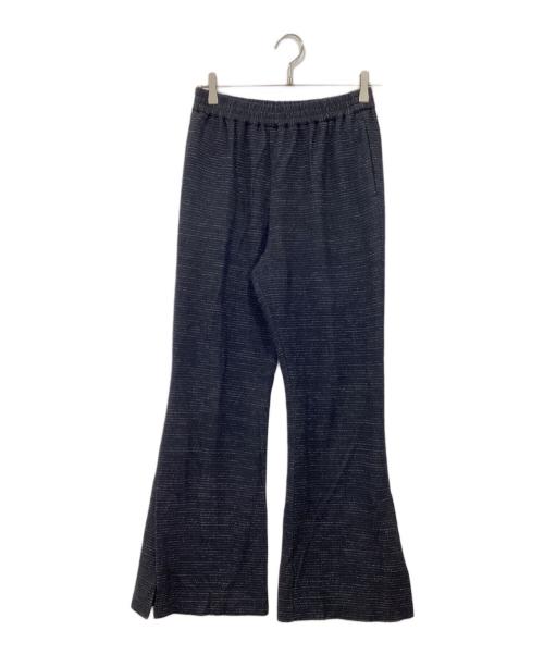 journal standard L'essage（ジャーナルスタンダード レサージュ）journal standard L'essage (ジャーナルスタンダード レサージュ) ジャージツイードイージーパンツ ブラック サイズ:Freeの古着・服飾アイテム