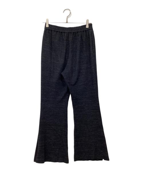 journal standard L'essage（ジャーナルスタンダード レサージュ）journal standard L'essage (ジャーナルスタンダード レサージュ) ジャージツイードイージーパンツ ブラック サイズ:Freeの古着・服飾アイテム