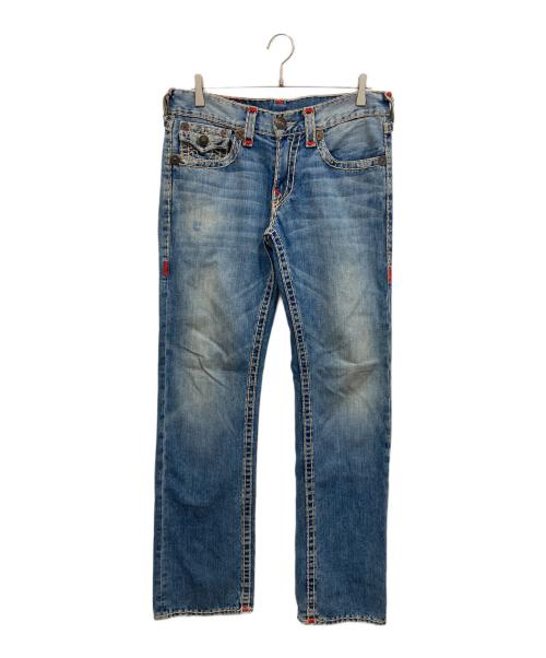TRUE RELIGION（トゥルー レリジョン）TRUE RELIGION (トゥルー レリジョン) ステッチデニムパンツ インディゴ サイズ:32の古着・服飾アイテム