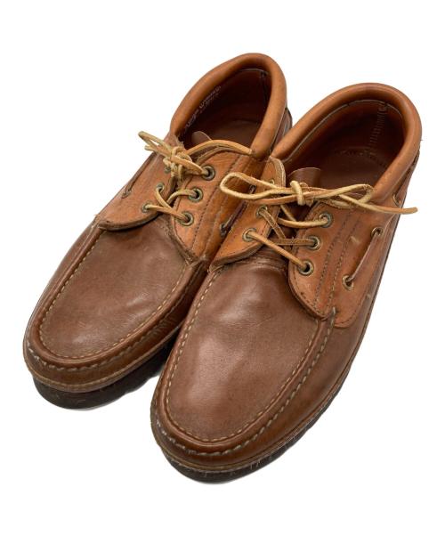 W.C. Russell Moccasin Co.（ユーズド）W.C. Russell Moccasin Co. (ユーズド) デッキシューズ ブラウン サイズ:記載なしの古着・服飾アイテム