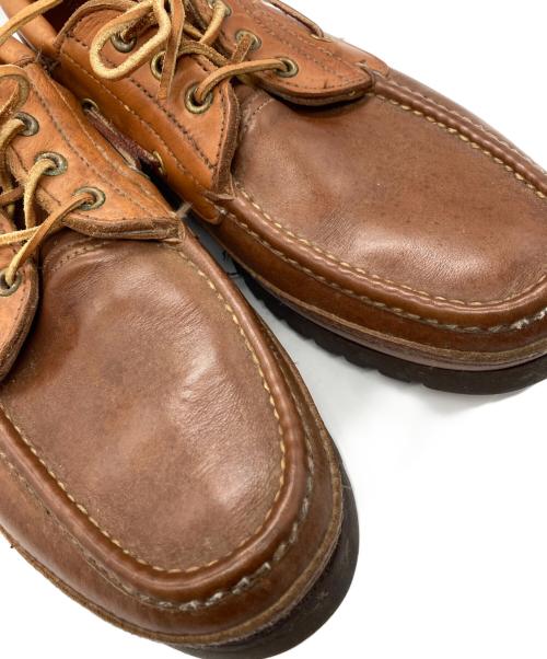 W.C. Russell Moccasin Co.（ユーズド）W.C. Russell Moccasin Co. (ユーズド) デッキシューズ ブラウン サイズ:記載なしの古着・服飾アイテム