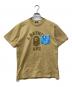 A BATHING APE（ア ベイシング エイプ）の古着「ロゴTシャツ」｜ベージュ