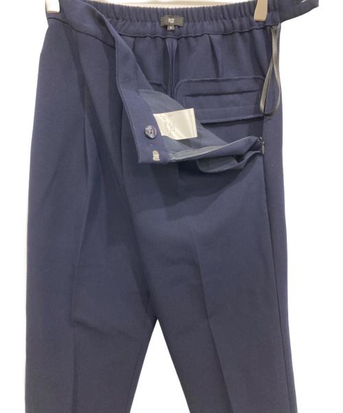 PLST（プラステ）PLST (プラステ) フェイクパールブラウスパンツセットアップ ネイビー サイズ:Sの古着・服飾アイテム