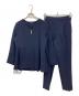 PLST（プラステ）の古着「フェイクパールブラウスパンツセットアップ」｜ネイビー