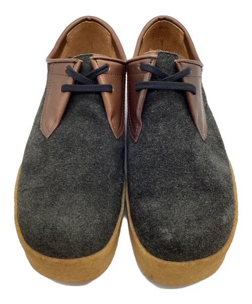 good&bean（グッド&ビーン）good&bean (グッド&ビーン) モカシンシューズ ブラウン×グレー サイズ:8の古着・服飾アイテム