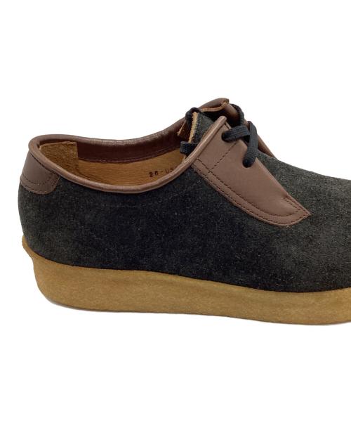 good&bean（グッド&ビーン）good&bean (グッド&ビーン) モカシンシューズ ブラウン×グレー サイズ:8の古着・服飾アイテム