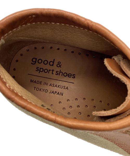 good&bean（グッド&ビーン）good&bean (グッド&ビーン) ワラビーシューズ ベージュ サイズ:8の古着・服飾アイテム