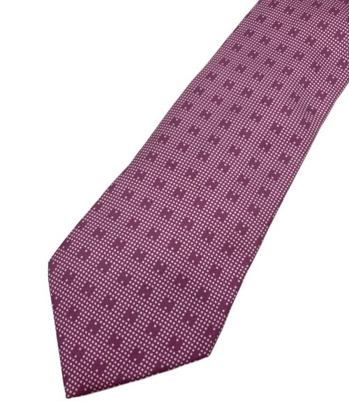 HERMES（エルメス）HERMES (エルメス) シルクネクタイ ピンク サイズ:不明の古着・服飾アイテム