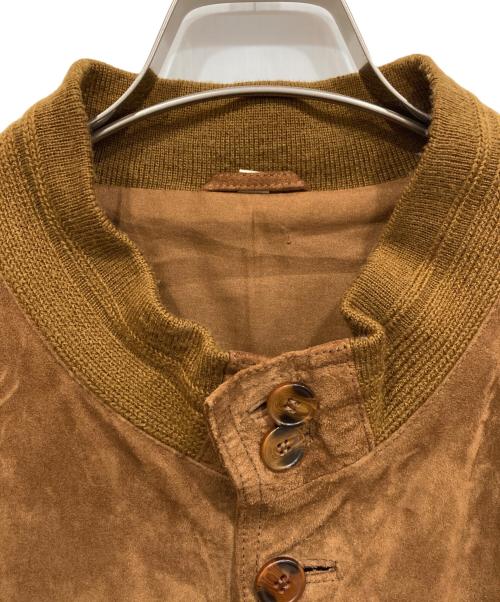 echtes leder（エヒテス レーダァ）echtes leder (エヒテス レーダァ) スウェードジャケット ブラウン サイズ:54の古着・服飾アイテム