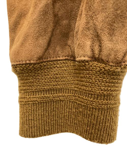 echtes leder（エヒテス レーダァ）echtes leder (エヒテス レーダァ) スウェードジャケット ブラウン サイズ:54の古着・服飾アイテム