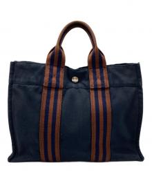 HERMES（エルメス）の古着「ハンドバッグ」｜ネイビー