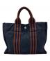 HERMES (エルメス) ハンドバッグ ネイビー：6000円