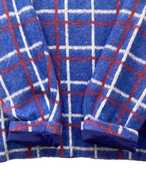 kreepe（クリープ）kreepe (クリープ) ノーカラージャケット ブルー サイズ:Lの古着・服飾アイテム