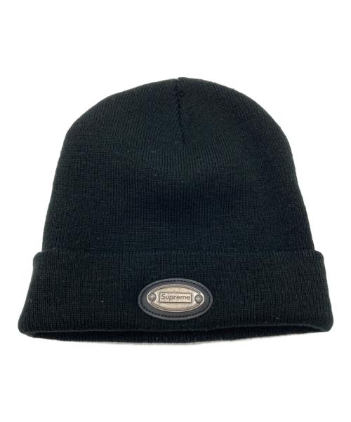 SUPREME（シュプリーム）SUPREME (シュプリーム) ニット帽 ブラックの古着・服飾アイテム
