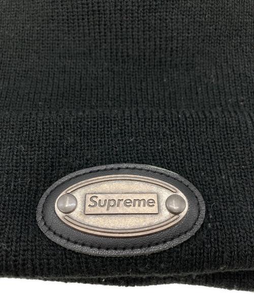 SUPREME（シュプリーム）SUPREME (シュプリーム) ニット帽 ブラックの古着・服飾アイテム