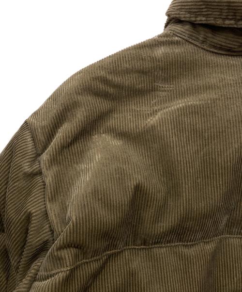 THE NORTHFACE PURPLELABEL（ザ・ノースフェイス パープルレーベル）THE NORTHFACE PURPLELABEL (ザ・ノースフェイス パープルレーベル) Corduroy Down Shirt Jacket / コーデュロイダウンシャツジャケット カーキ サイズ:XLの古着・服飾アイテム
