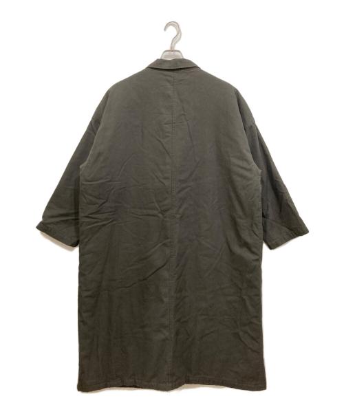 soulberry（ソウルベリー）soulberry (ソウルベリー) 着くずしコート ブラウン サイズ:LLの古着・服飾アイテム