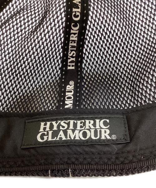 Hysteric Glamour（ヒステリックグラマー）Hysteric Glamour (ヒステリックグラマー) メッシュキャップ ブラック サイズ:FREEの古着・服飾アイテム