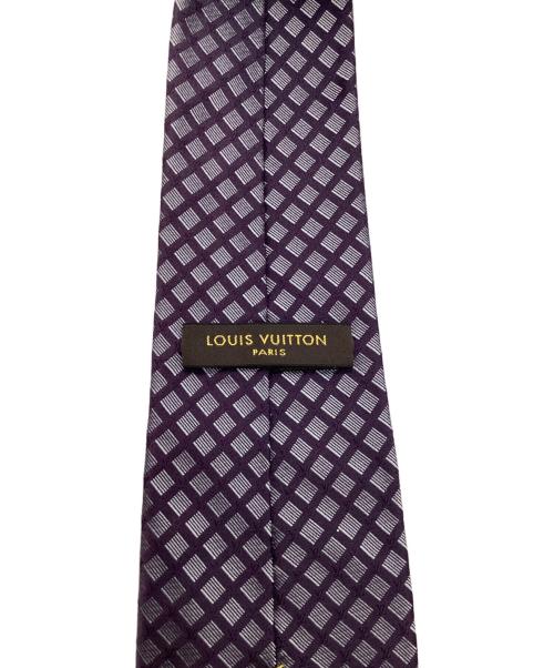 LOUIS VUITTON（ルイ ヴィトン）LOUIS VUITTON (ルイ ヴィトン) シルクネクタイ パープル サイズ:表記なしの古着・服飾アイテム