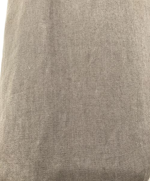IENA（イエナ）IENA (イエナ) 綿麻サテンIラインワンピース ブラウン サイズ:38の古着・服飾アイテム