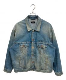 BALENCIAGA（バレンシアガ）の古着「バックロゴ刺繍 デニムジャケット」｜インディゴ