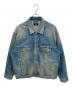 BALENCIAGA（バレンシアガ）の古着「バックロゴ刺繍 デニムジャケット」｜インディゴ