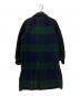 FRANKLIN TAILORED (フランクリンテーラード) チェック切替コート ネイビー サイズ:3：9000円