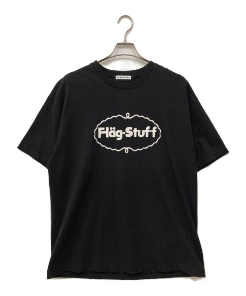 flagstuff（フラグスタフ）FLAGSTUFF (フラグスタフ) アイスロゴTシャツ ブラック サイズ:XLの古着・服飾アイテム
